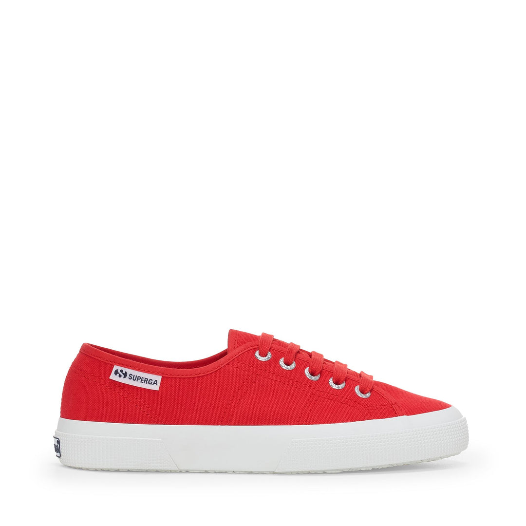 Unisex Red Sneakers with Cotton Upper 01