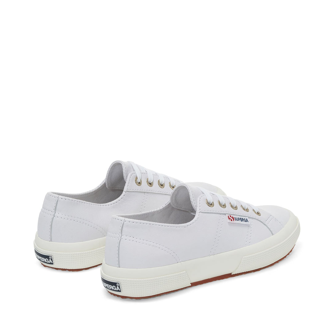 Sneakers unisex bianco ottico con tomaia in pelle nappa main