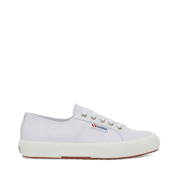Sneakers unisex bianco ottico con tomaia in pelle nappa 1