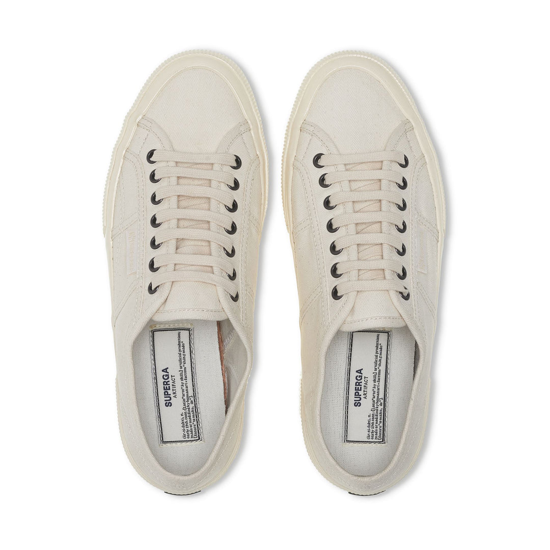 Unisex Beige Low Cut Sneakers with Cotton Upper main