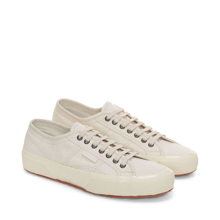 Unisex Beige Low Cut Sneakers with Cotton Upper 2