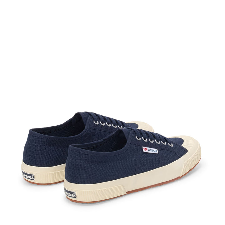 Zapatillas unisex de corte bajo en azul marino con parte superior de algodón 3