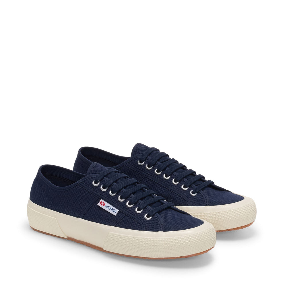 Klassische Unisex-Sneaker in Marineblau mit Obermaterial aus Baumwolle 02
