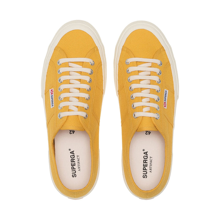 Unisex Yellow Low Cut Sneakers with Cotton Upper 4