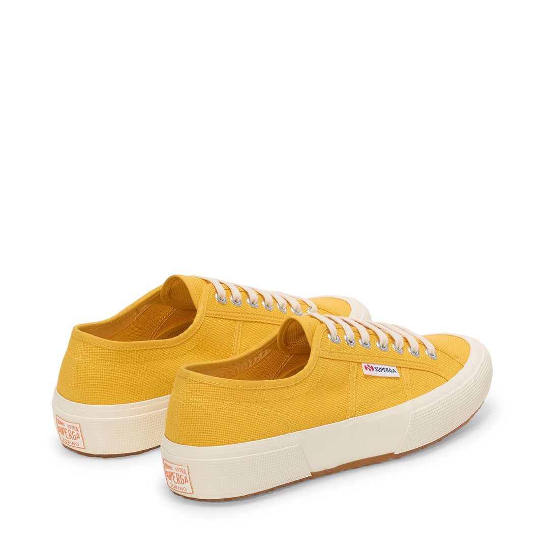 Unisex Yellow Low Cut Sneakers with Cotton Upper main