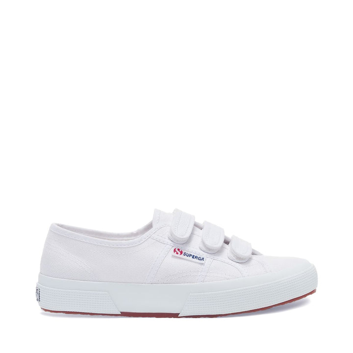 Sneakers bianche unisex con tomaia in cotone 1